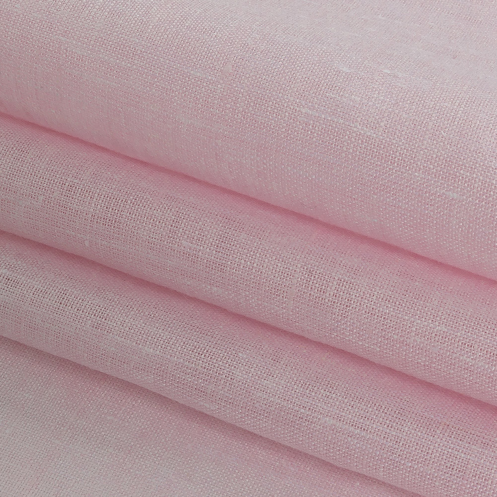 Lightweight Linen Chambray - Heathered Pink Marshmallow - Minerva Collection Detail Lightweight Linen Chambray - Heathered Pink Marshmallow - Minerva Collection Detail