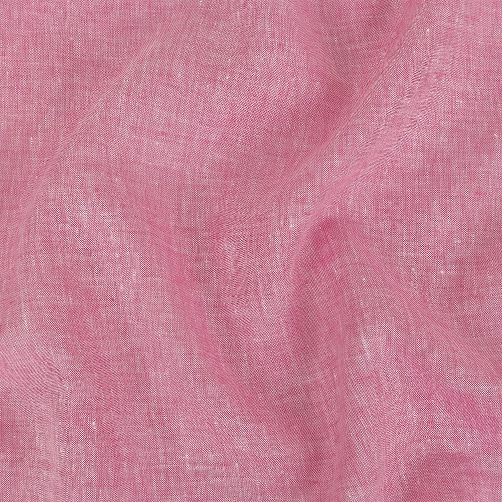 Minerva Heathered Begonia Pink Lightweight Linen Chambray Minerva Heathered Begonia Pink Lightweight Linen Chambray