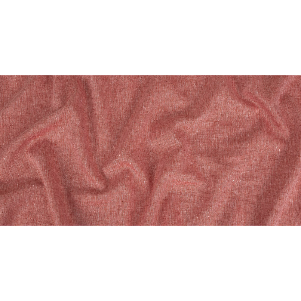 Lightweight Linen Chambray - Heathered Tomato Puree - Minerva Collection Folded Lightweight Linen Chambray - Heathered Tomato Puree - Minerva Collection Folded
