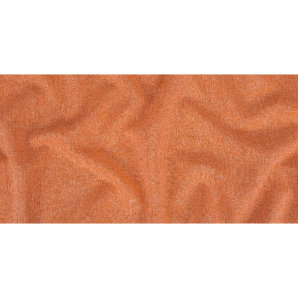 Minerva Heathered Autumn Sunset Lightweight Linen Chambray - Folded Minerva Heathered Autumn Sunset Lightweight Linen Chambray - Folded