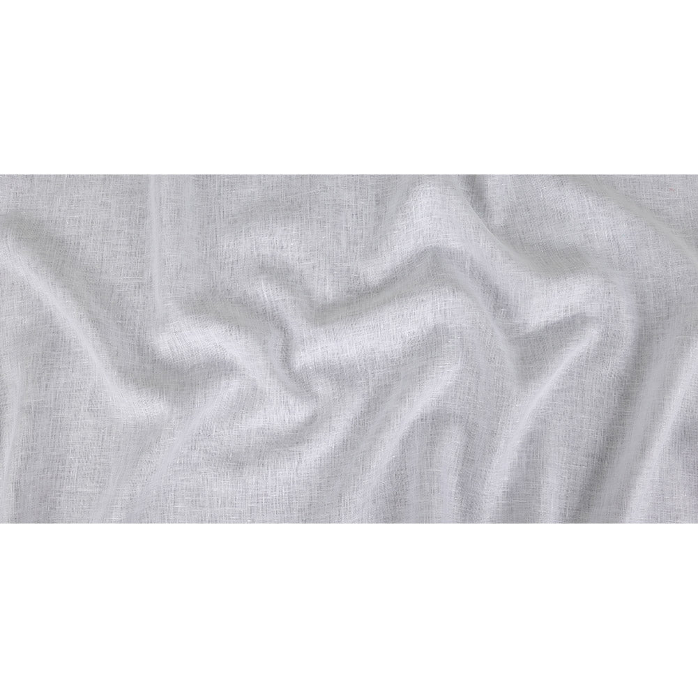 Lightweight Linen Chambray - White Alyssum - Minerva Collection Folded Lightweight Linen Chambray - White Alyssum - Minerva Collection Folded