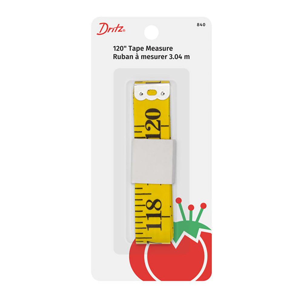 Dritz Quilter's Tape Measure - Yellow - 120" Dritz Quilter's Tape Measure - Yellow - 120"