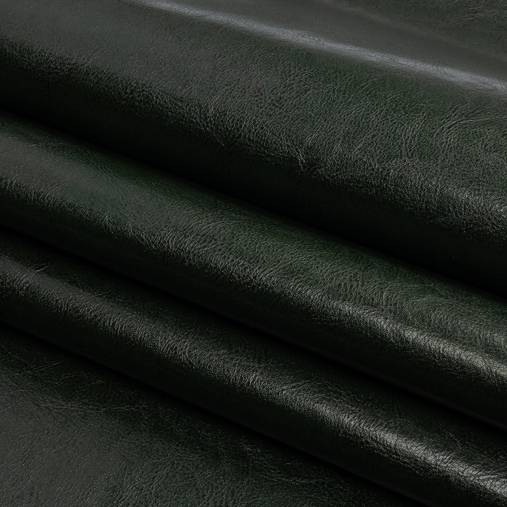 Hunter Green Textured Faux Leather - Folded Hunter Green Textured Faux Leather - Folded