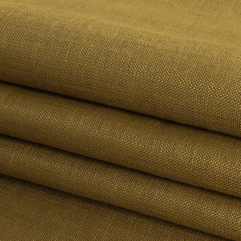 Medium Weight Linen Woven - Olive - Grasmere Collection Detail Medium Weight Linen Woven - Olive - Grasmere Collection Detail
