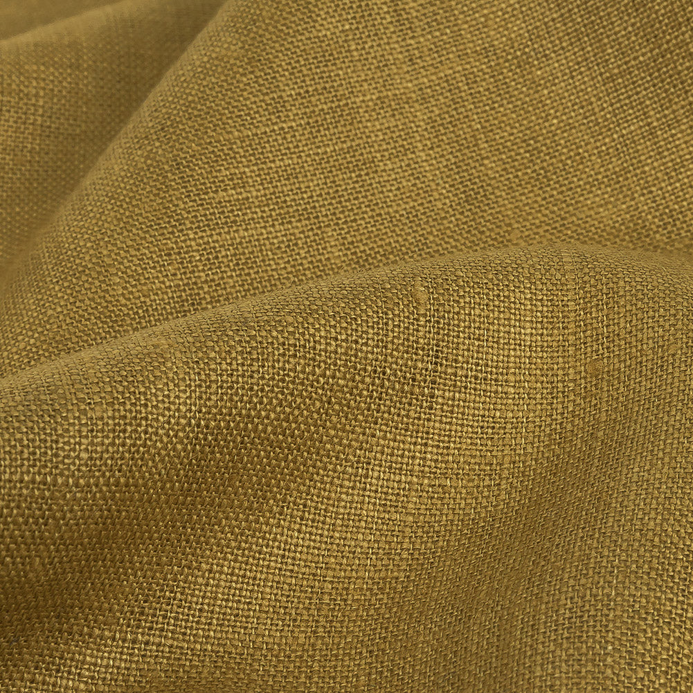Medium Weight Linen Woven - Olive - Grasmere Collection Full Medium Weight Linen Woven - Olive - Grasmere Collection Full