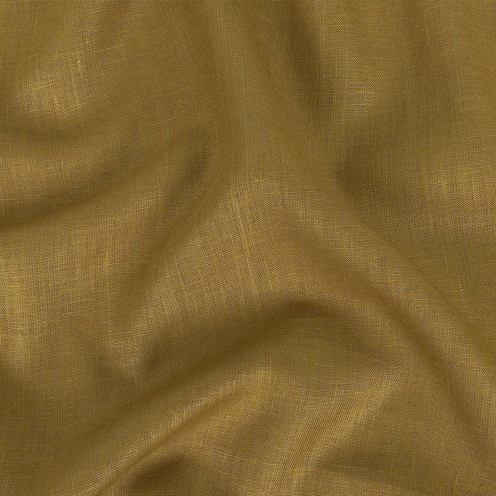Medium Weight Linen Woven - Olive - Grasmere Collection Medium Weight Linen Woven - Olive - Grasmere Collection
