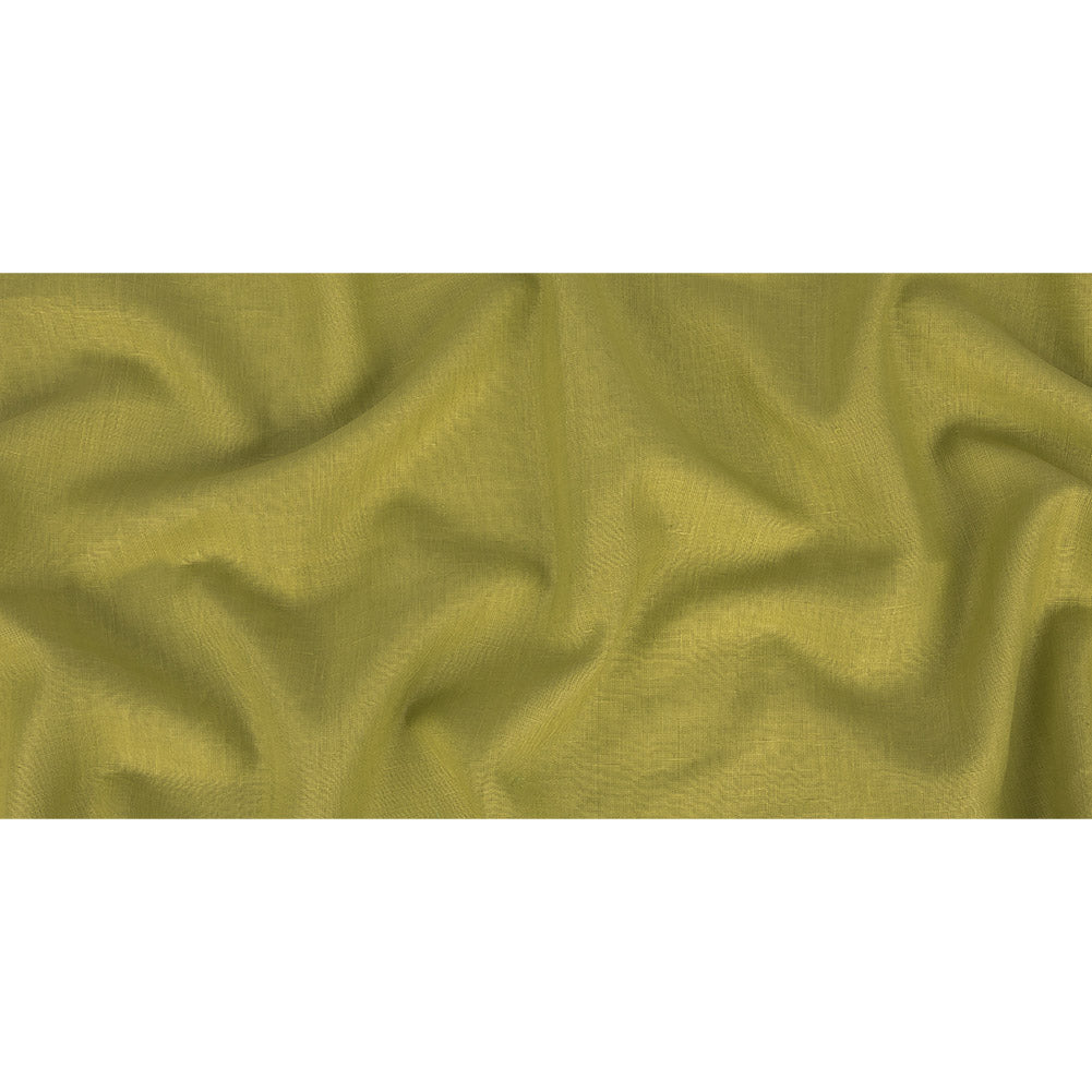 Medium Weight Linen Woven - Lime - Grasmere Collection Folded Medium Weight Linen Woven - Lime - Grasmere Collection Folded