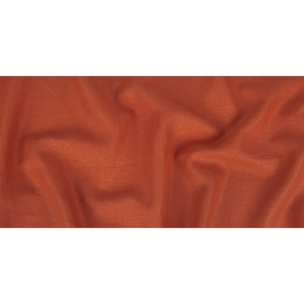 Grasmere Ginger Medium Weight Linen Woven - Folded Grasmere Ginger Medium Weight Linen Woven - Folded