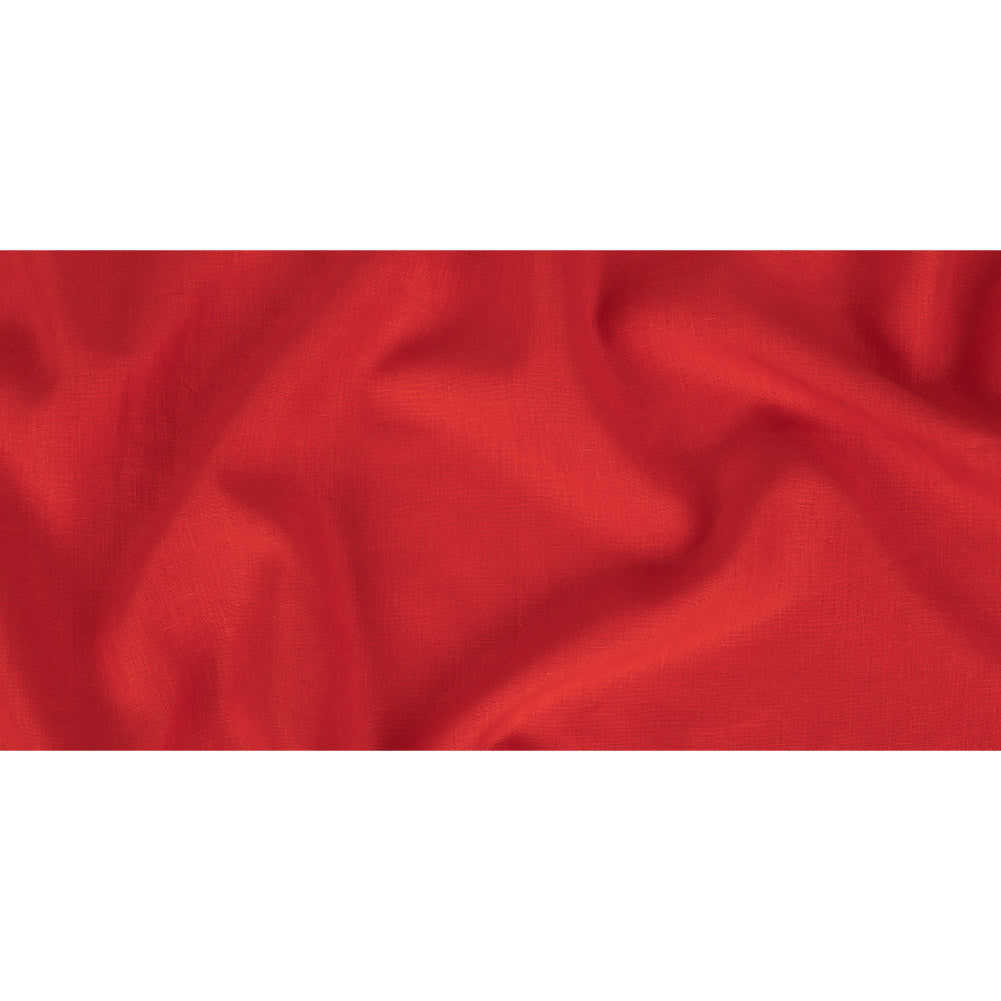 Medium Weight Linen Woven - Red - Grasmere Collection Folded Medium Weight Linen Woven - Red - Grasmere Collection Folded