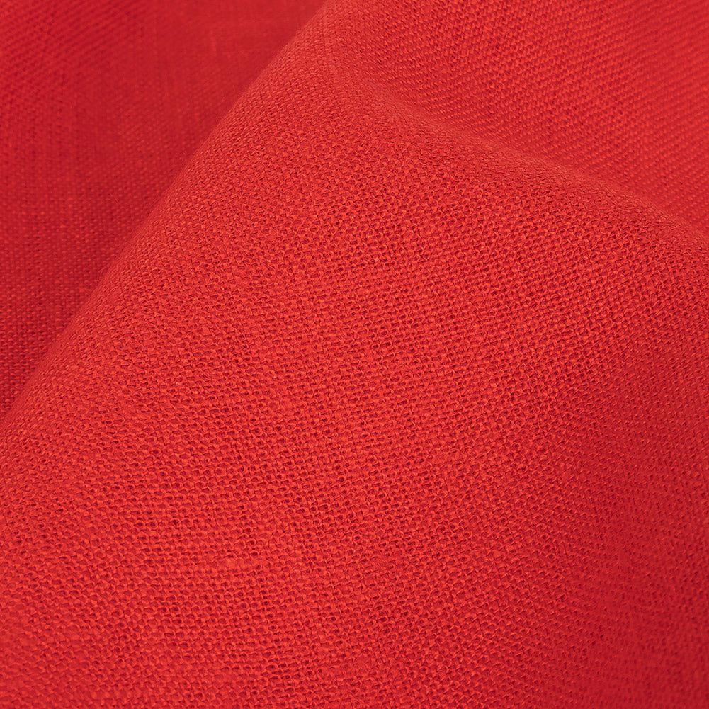 Medium Weight Linen Woven - Red - Grasmere Collection Full Medium Weight Linen Woven - Red - Grasmere Collection Full