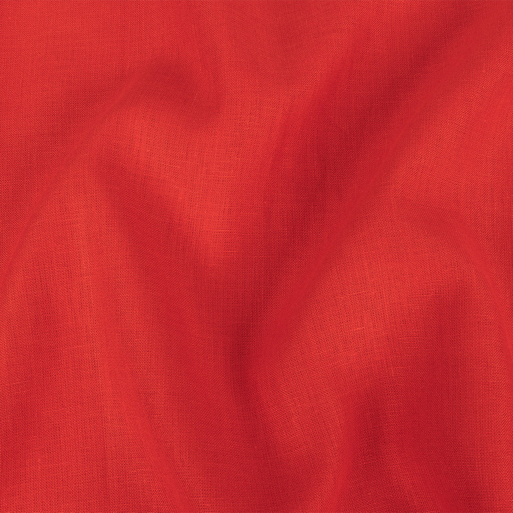 Medium Weight Linen Woven - Red - Grasmere Collection Medium Weight Linen Woven - Red - Grasmere Collection