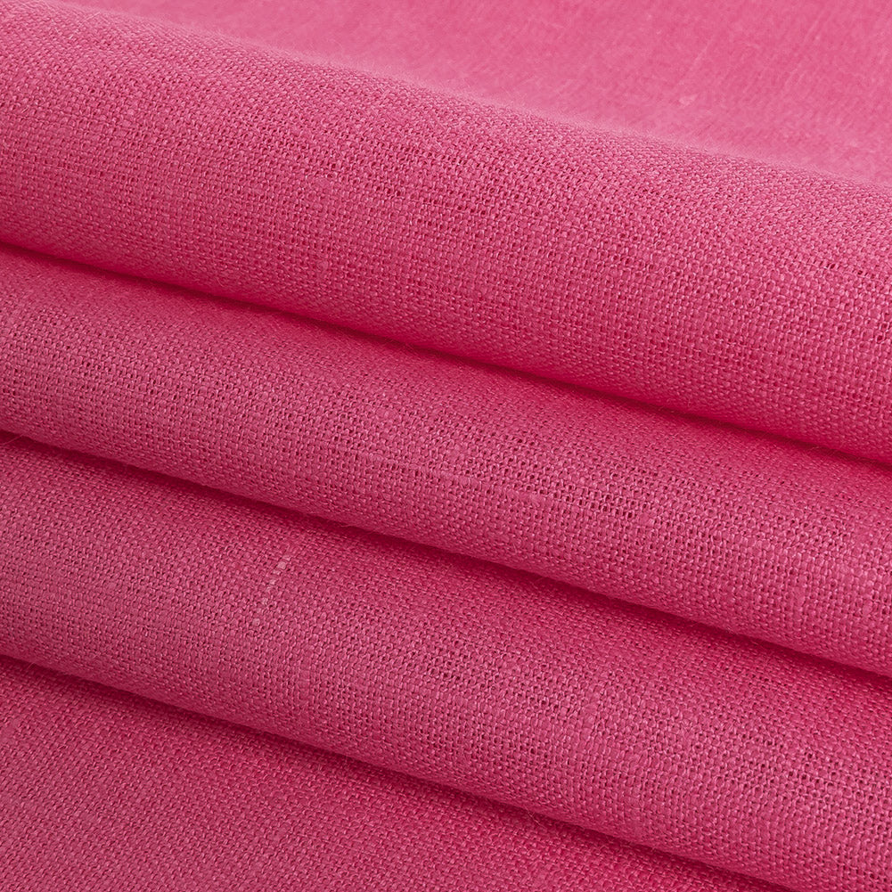 Grasmere Pink Medium Weight Linen Woven - Detail Grasmere Pink Medium Weight Linen Woven - Detail