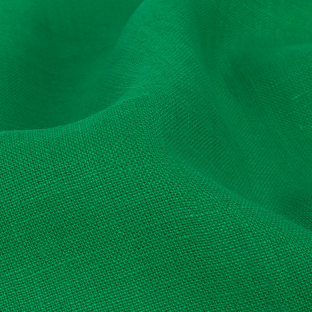 Grasmere Kelly Green Medium Weight Linen Woven - Full Grasmere Kelly Green Medium Weight Linen Woven - Full