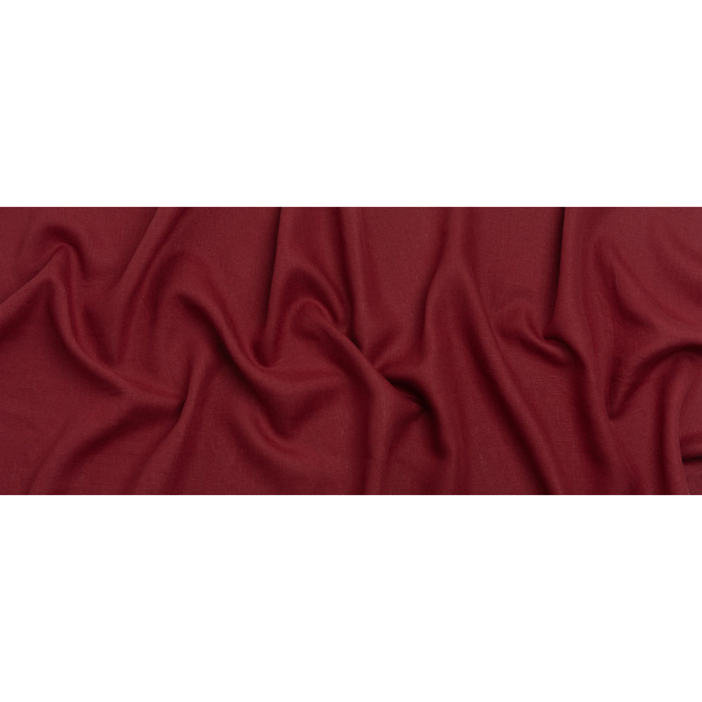 Medium Weight Linen Woven - Wine - Grasmere Collection Medium Weight Linen Woven - Wine - Grasmere Collection