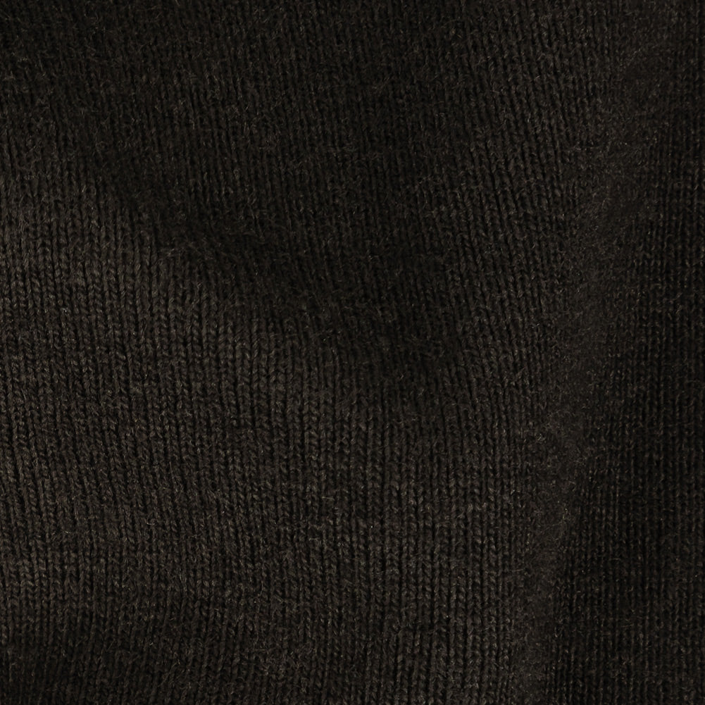 Cotton Tubular 1x1 Rib Knit - Black - Delia Collection Detail Cotton Tubular 1x1 Rib Knit - Black - Delia Collection Detail