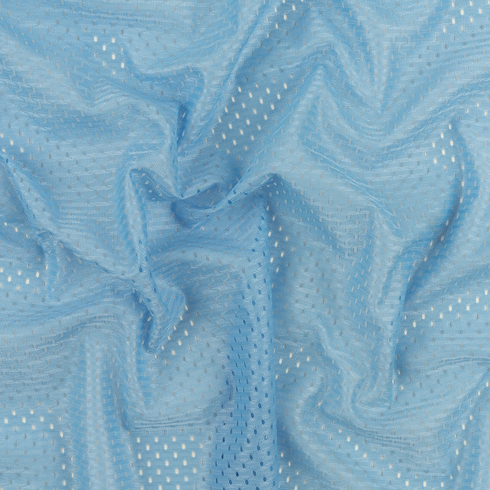 Heracles Sky Blue Polyester Athletic Mesh Heracles Sky Blue Polyester Athletic Mesh