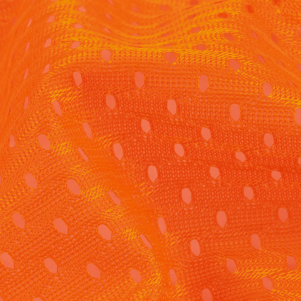 Polyester Athletic Mesh - Golden Poppy - Heracles Collection Full Polyester Athletic Mesh - Golden Poppy - Heracles Collection Full