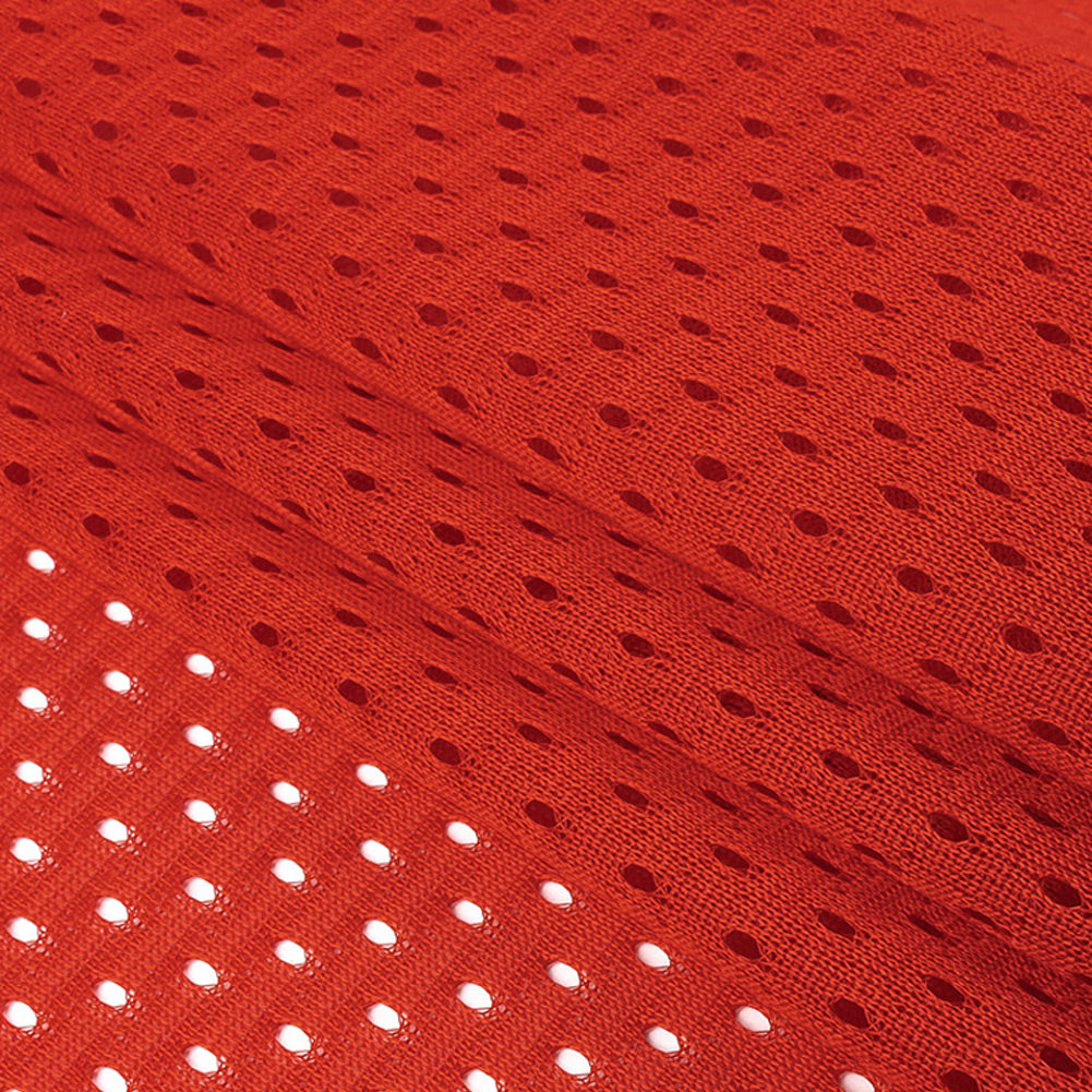 Heracles Haute Red Polyester Athletic Mesh - Detail Heracles Haute Red Polyester Athletic Mesh - Detail