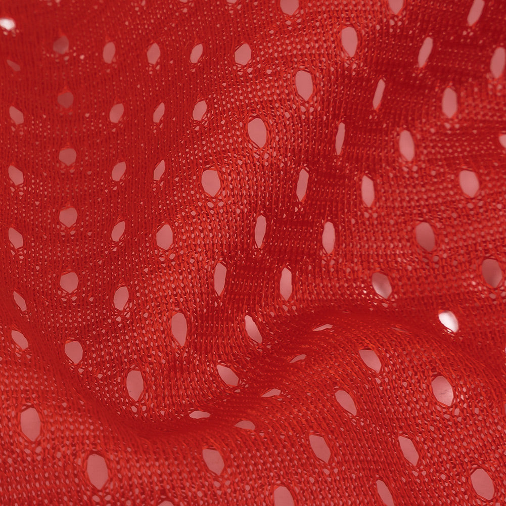 Heracles Haute Red Polyester Athletic Mesh - Full Heracles Haute Red Polyester Athletic Mesh - Full