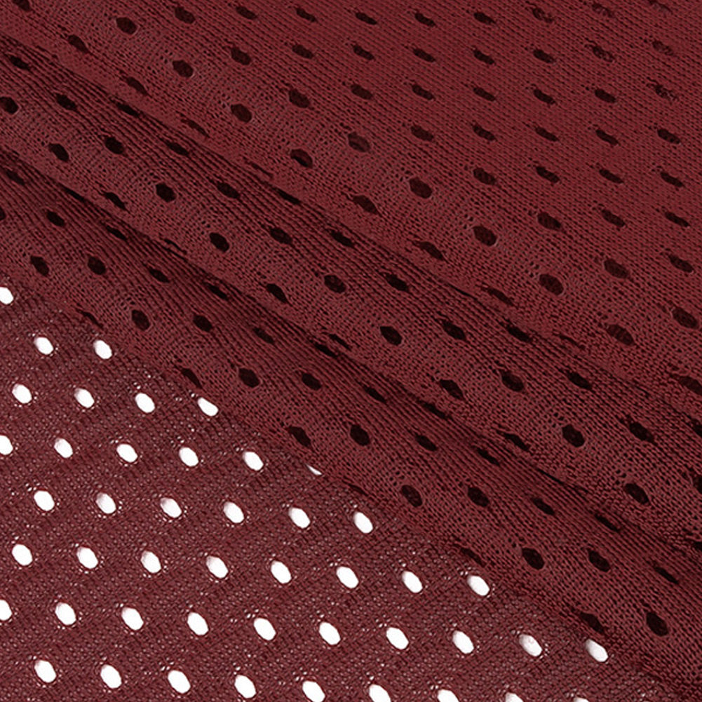 Heracles Cabernet Polyester Athletic Mesh - Detail Heracles Cabernet Polyester Athletic Mesh - Detail