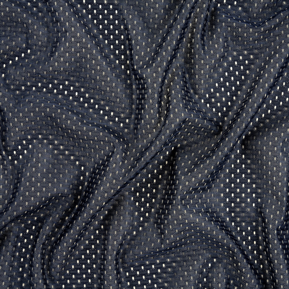 Heracles Navy Polyester Athletic Mesh Heracles Navy Polyester Athletic Mesh