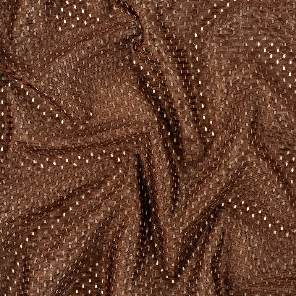 Heracles Brown Polyester Athletic Mesh Heracles Brown Polyester Athletic Mesh
