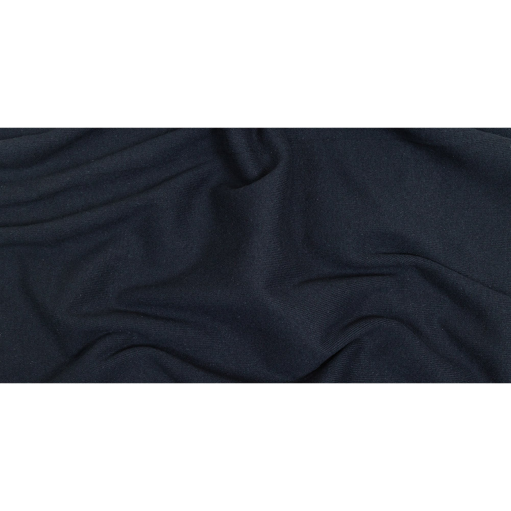 Navy Tubular Cotton 1x1 Rib Knit - Full Navy Tubular Cotton 1x1 Rib Knit - Full