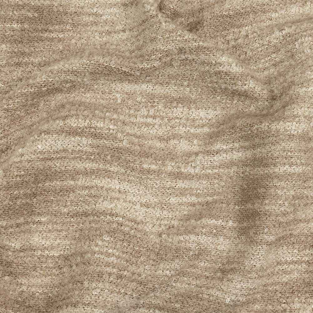 Mineral Striated Upholstery Boucle with Tan Woven Backing Mineral Striated Upholstery Boucle with Tan Woven Backing