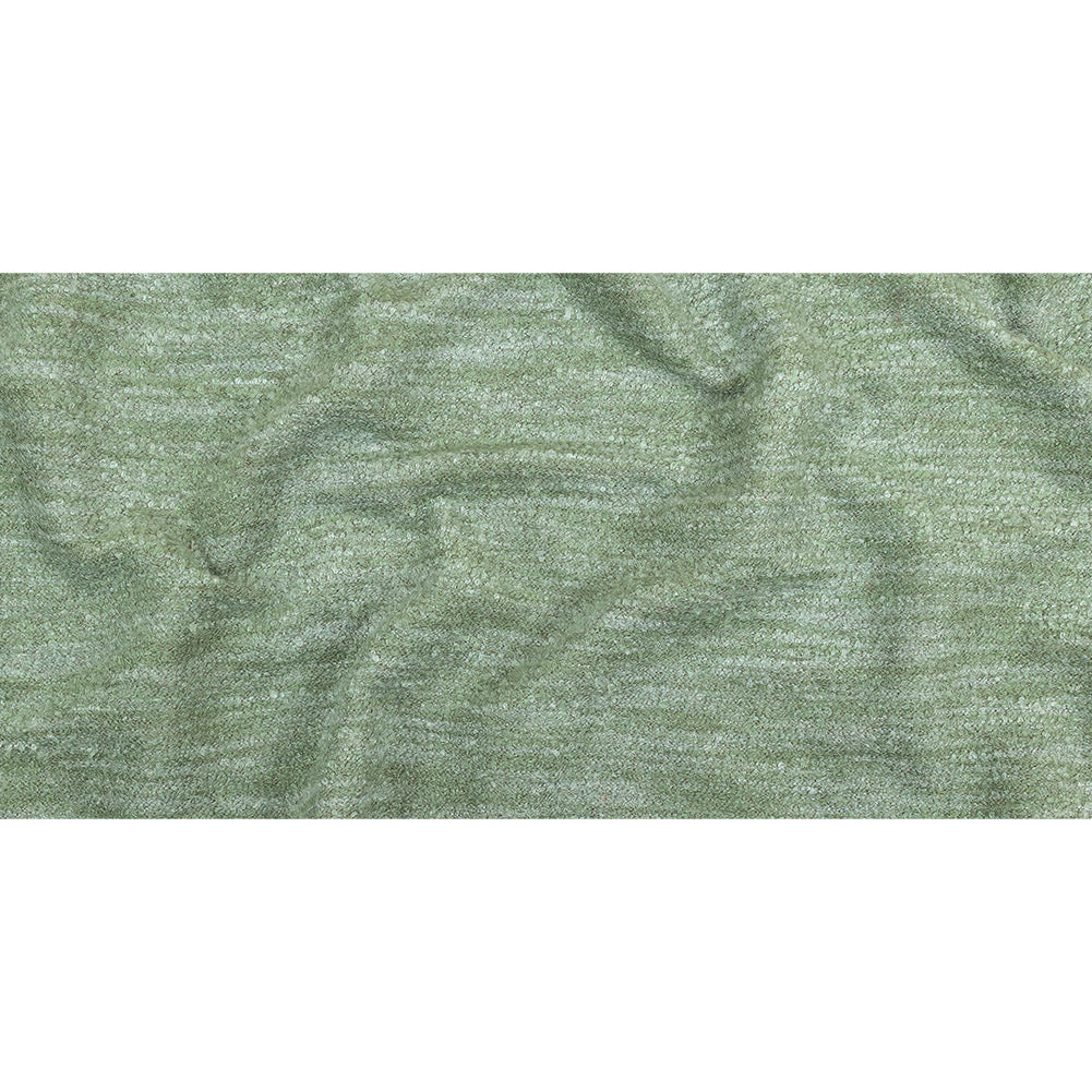 Seaglass Striated Acrylic and Cotton Boucle with Tan Woven Backing Full Seaglass Striated Acrylic and Cotton Boucle with Tan Woven Backing Full