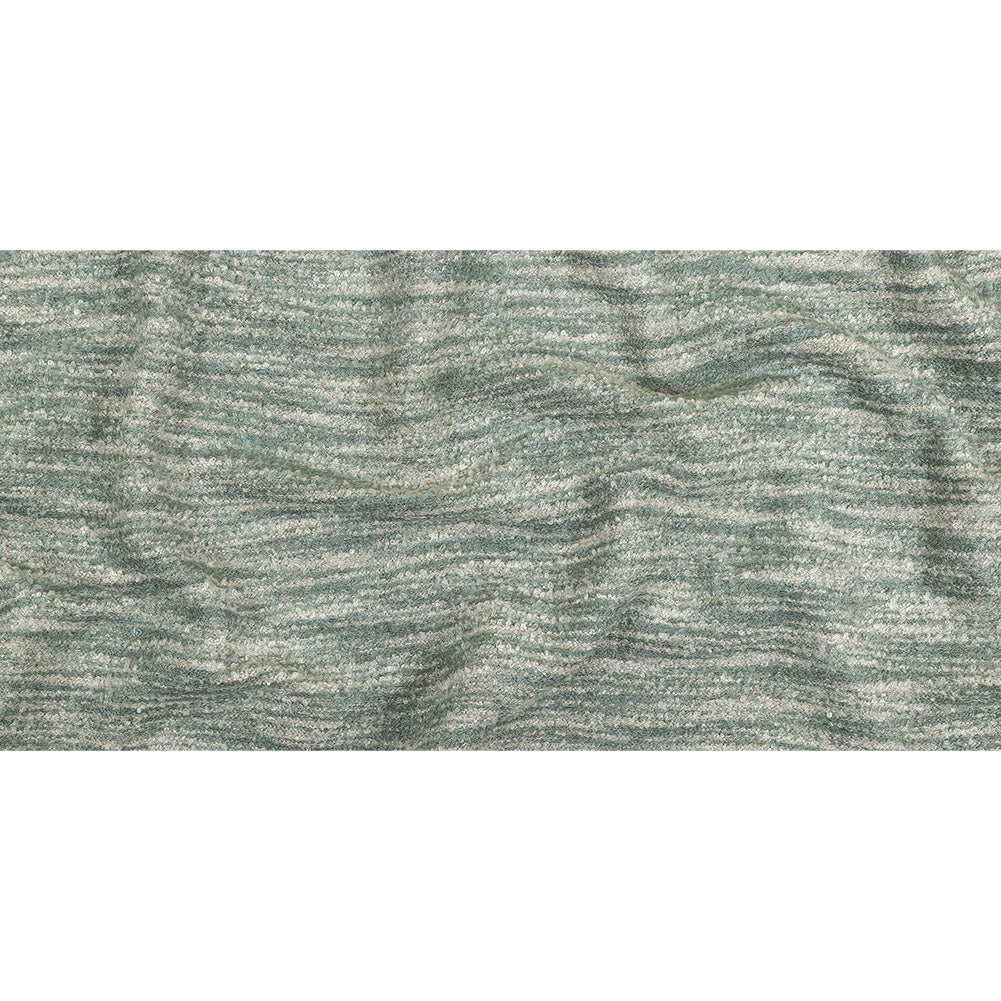Haze Striated Acrylic and Cotton Boucle with Tan Woven Backing - Full Haze Striated Acrylic and Cotton Boucle with Tan Woven Backing - Full