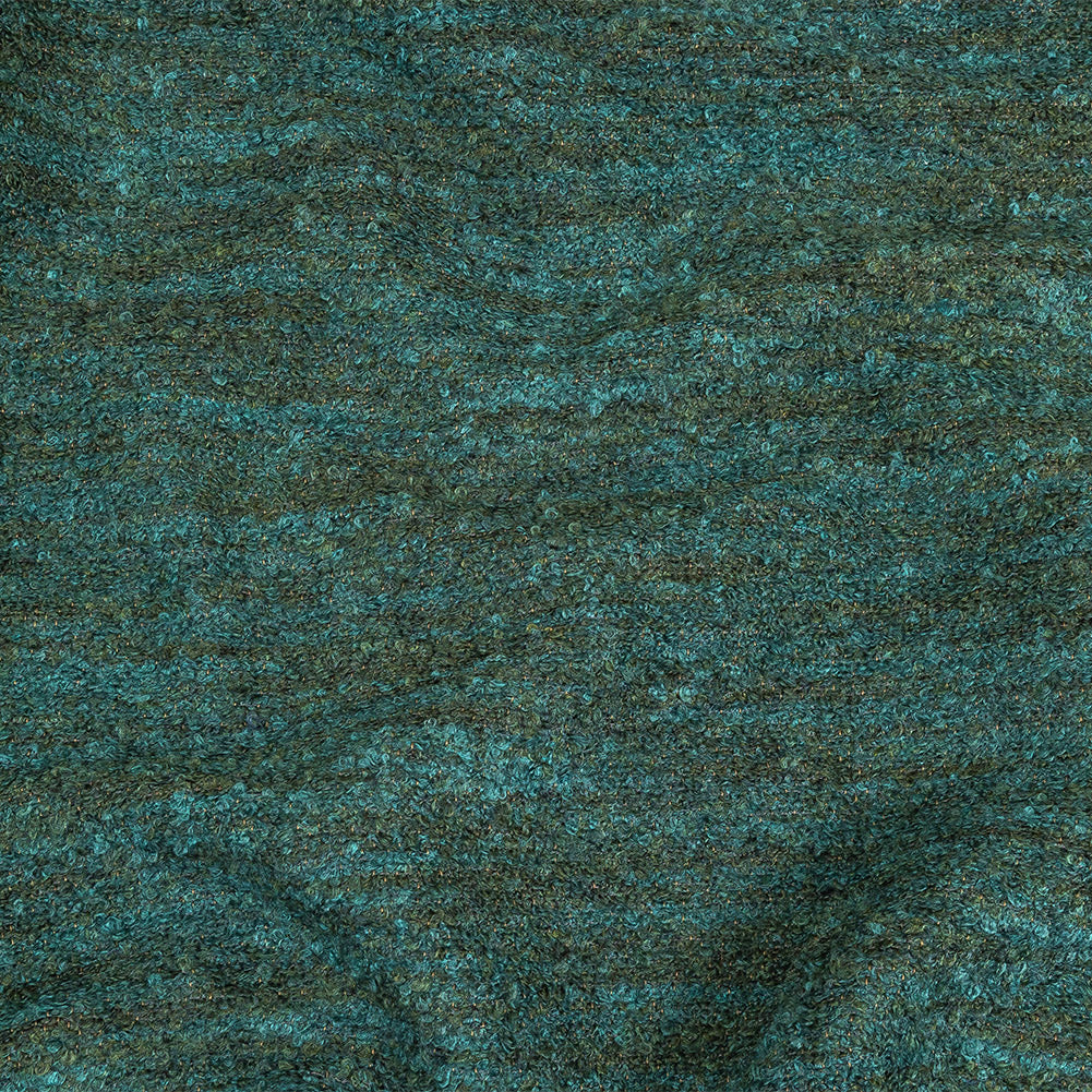 Marine Striated Acrylic and Cotton Boucle with Tan Woven Backing Marine Striated Acrylic and Cotton Boucle with Tan Woven Backing