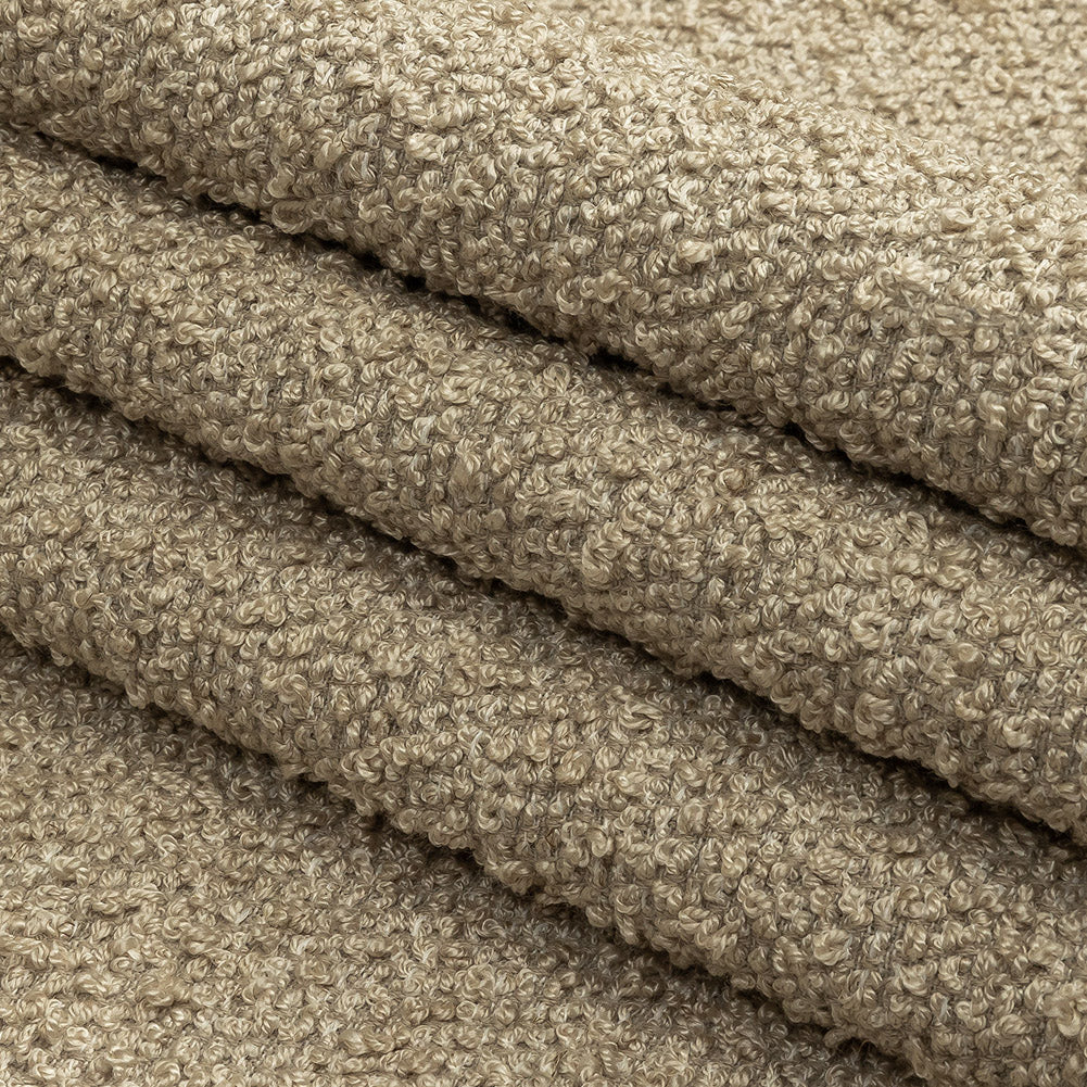 Beige Tactile Blended Wool Boucle - Folded Beige Tactile Blended Wool Boucle - Folded