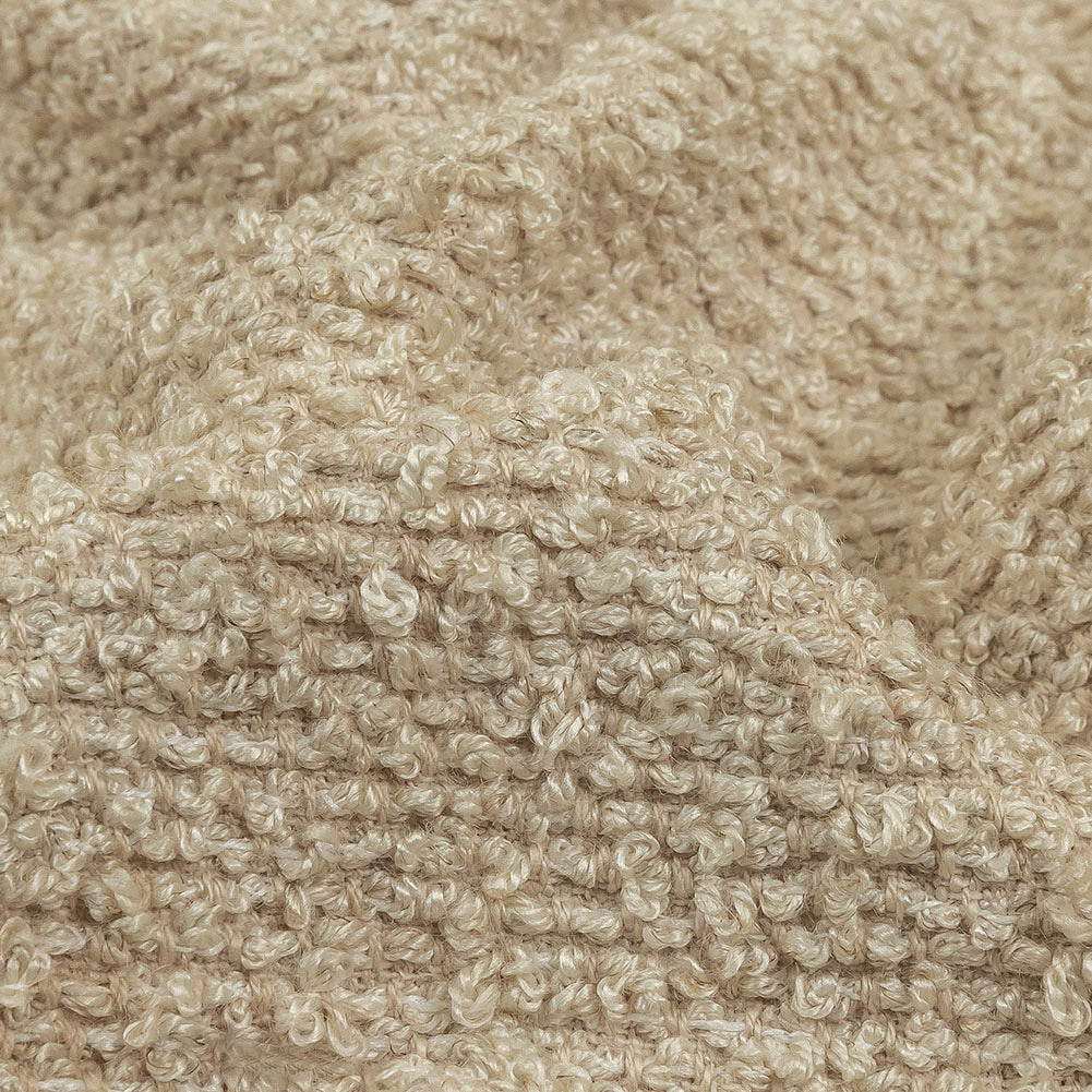 Mineral Tactile Blended Wool Boucle Detail Mineral Tactile Blended Wool Boucle Detail