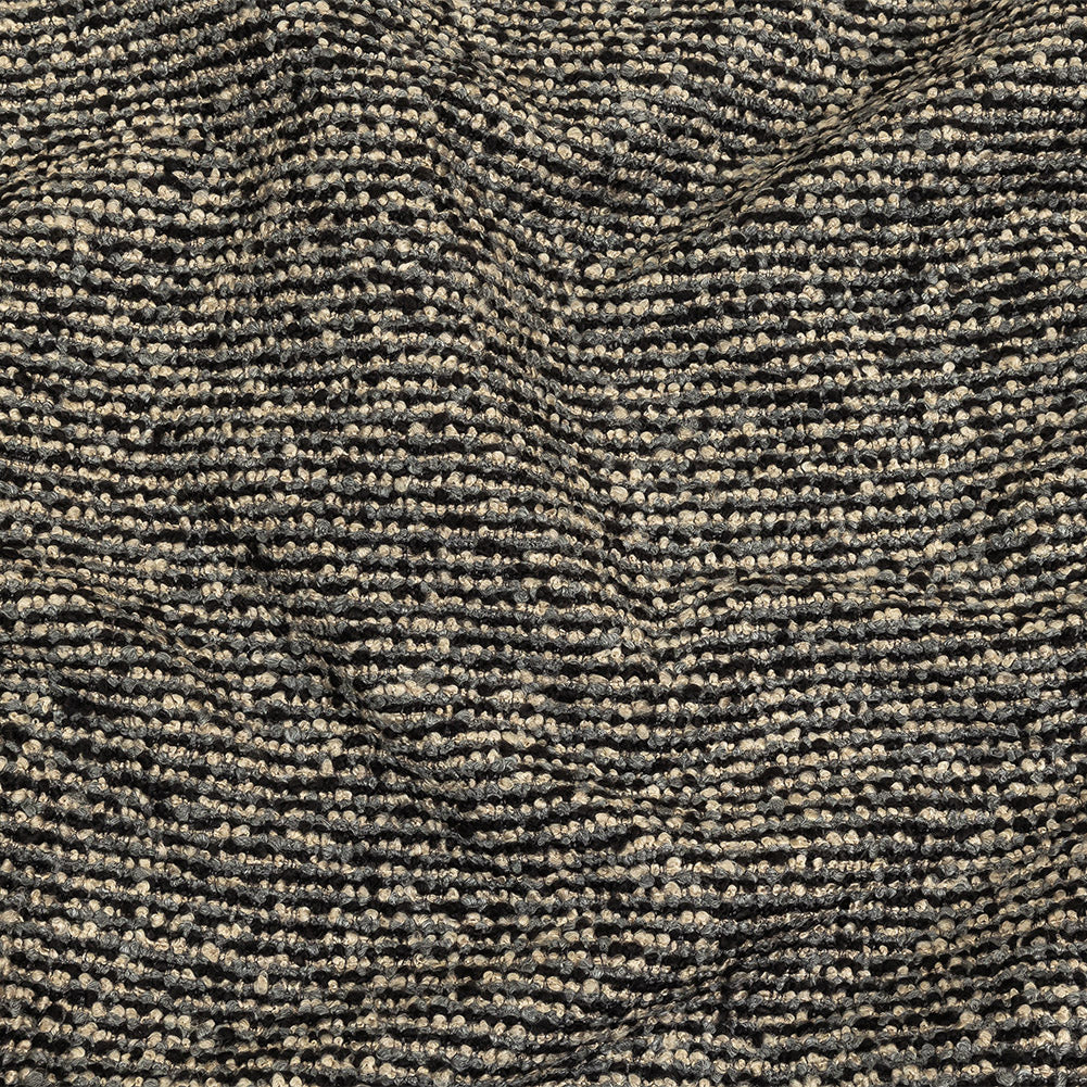 Onyx Striped Acrylic Upholstery Boucle Onyx Striped Acrylic Upholstery Boucle