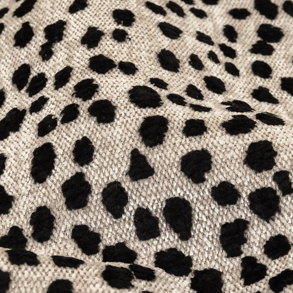 Tuxedo Raised Spots Acrylic Chenille Woven - Detail