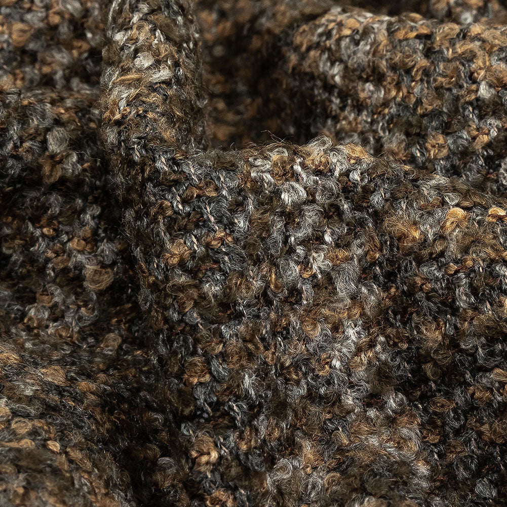 Stone Tweedy Upholstery Boucle Detail Stone Tweedy Upholstery Boucle Detail
