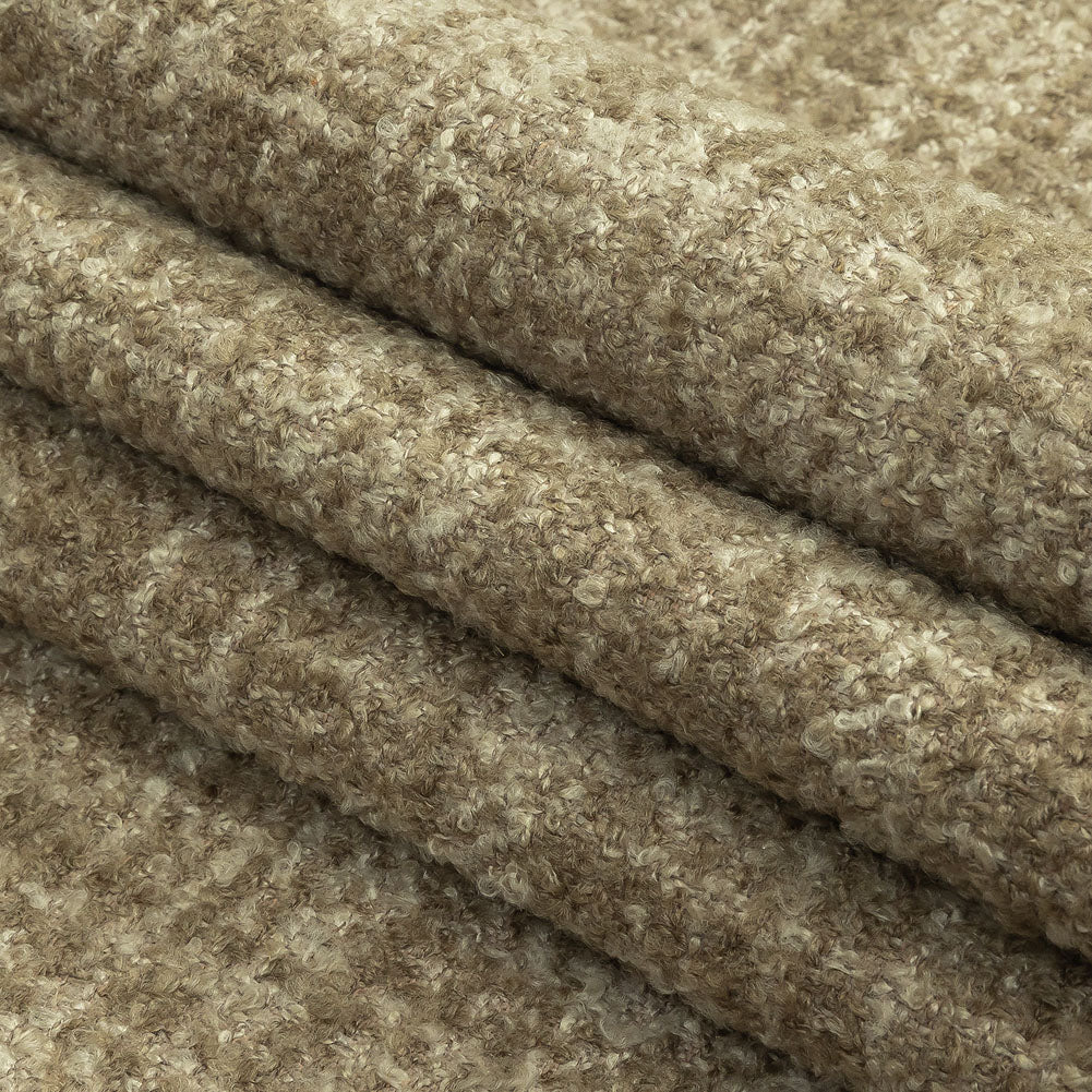 Linen Tweedy Upholstery Boucle - Folded Linen Tweedy Upholstery Boucle - Folded