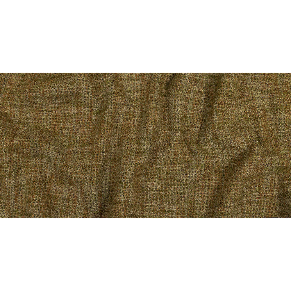 Moss Tweedy Acrylic and Cotton Boucle - Full Moss Tweedy Acrylic and Cotton Boucle - Full