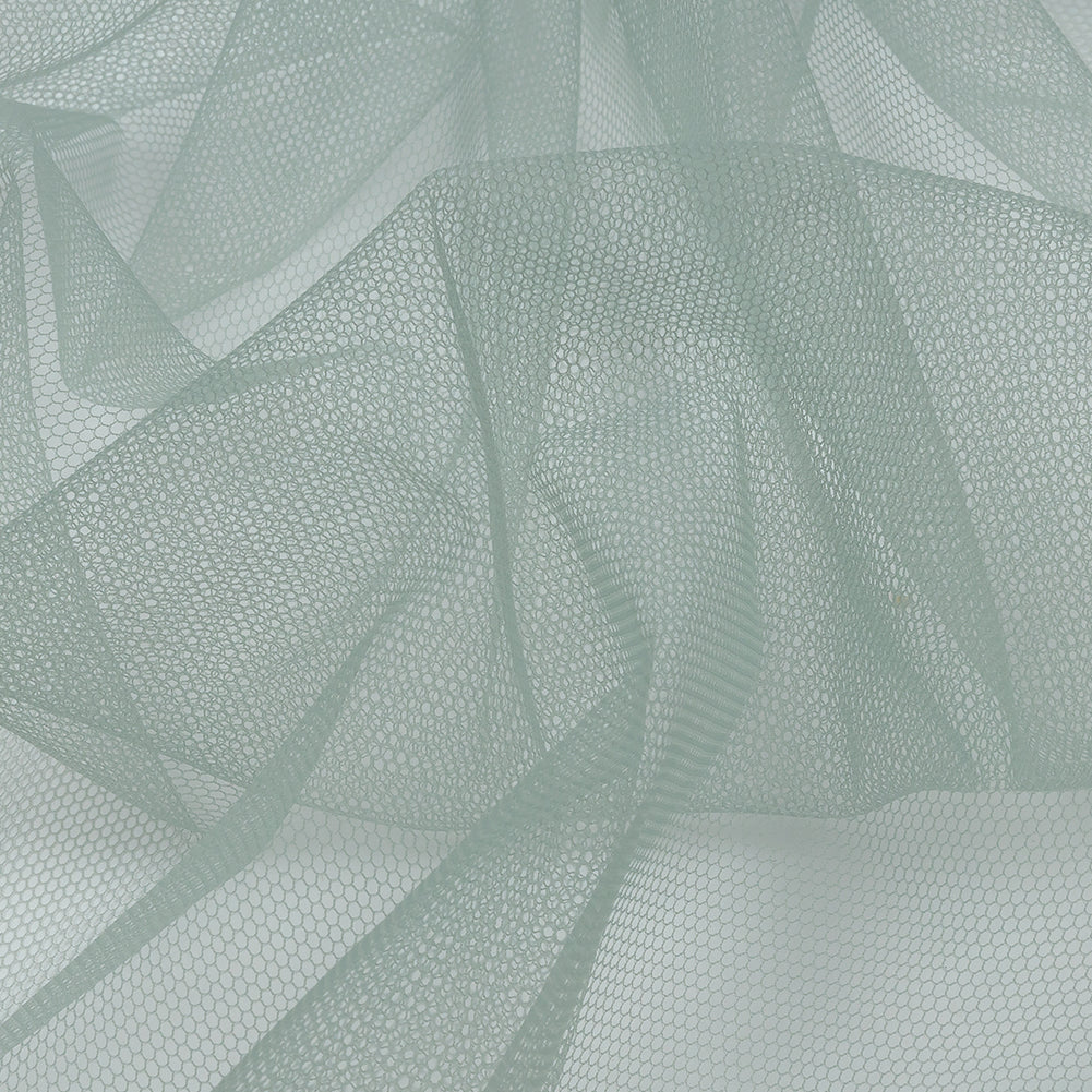 Soft Nylon Tulle - Sprucestone - Leonardo Collection Folded Soft Nylon Tulle - Sprucestone - Leonardo Collection Folded