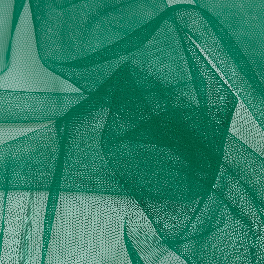 Green Leonardo Soft Nylon Tulle - Folded Green Leonardo Soft Nylon Tulle - Folded