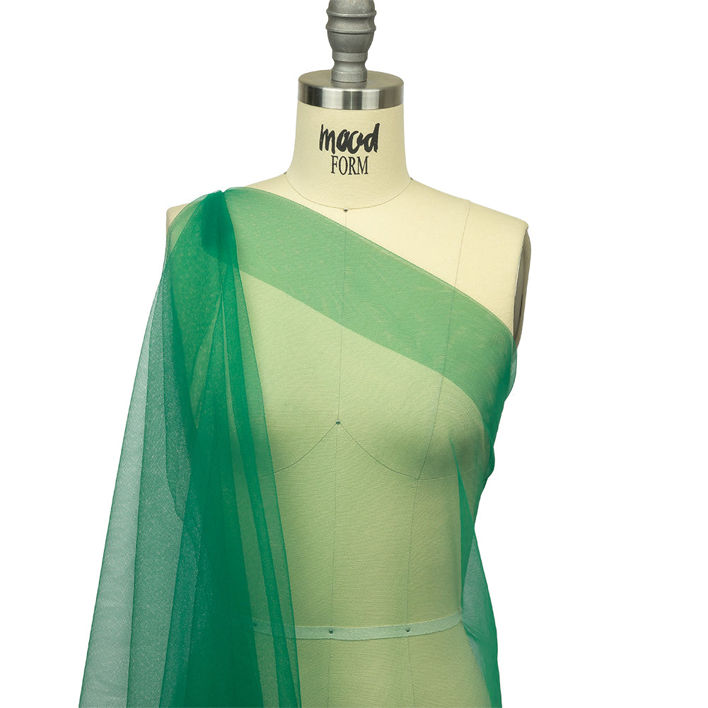 Green Leonardo Soft Nylon Tulle - Detail Green Leonardo Soft Nylon Tulle - Detail