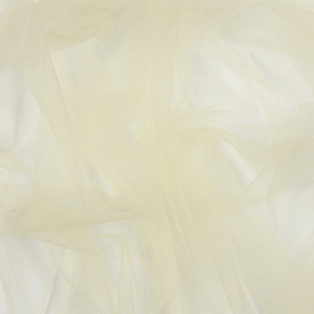 Soft Nylon Tulle - Transparent Yellow - Leonardo Collection Soft Nylon Tulle - Transparent Yellow - Leonardo Collection