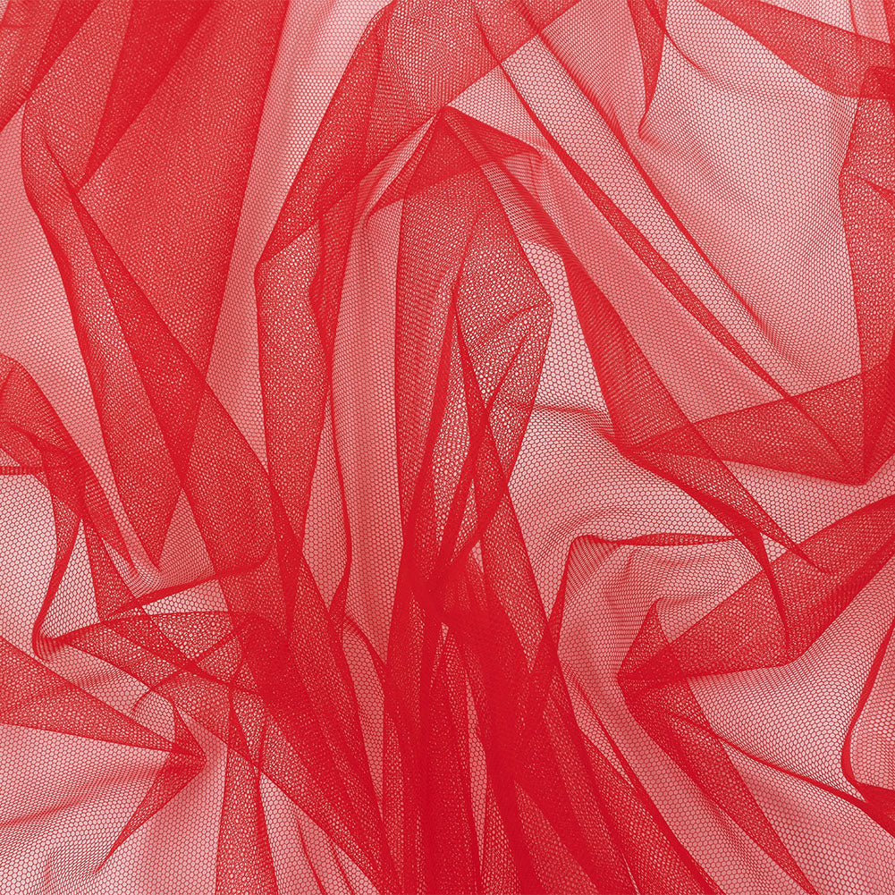 Bright Red Leonardo Soft Nylon Tulle Bright Red Leonardo Soft Nylon Tulle