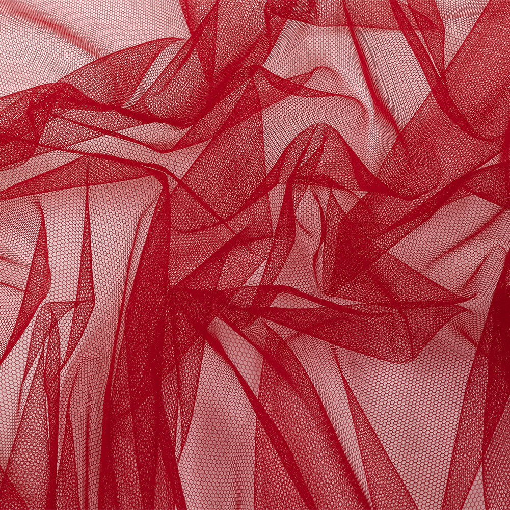 Cherry Red Leonardo Soft Nylon Tulle Cherry Red Leonardo Soft Nylon Tulle
