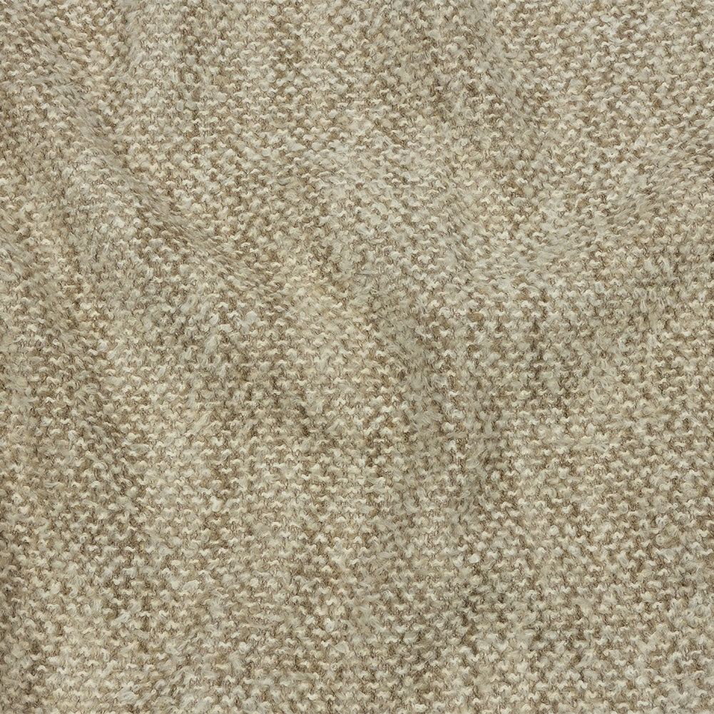 Parchment Tweedy Acrylic and Cotton Boucle Parchment Tweedy Acrylic and Cotton Boucle