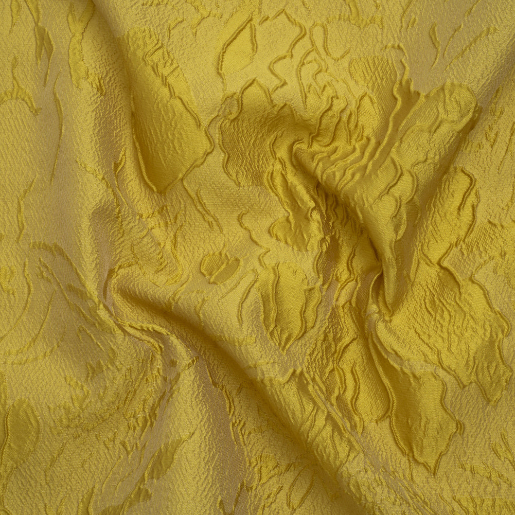 Luminous Citron Crinkled Luxury Brocade Luminous Citron Crinkled Luxury Brocade