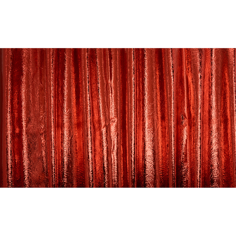 Ingot Red Crinkled Fabric-Backed Mirror Vinyl Full Ingot Red Crinkled Fabric-Backed Mirror Vinyl Full
