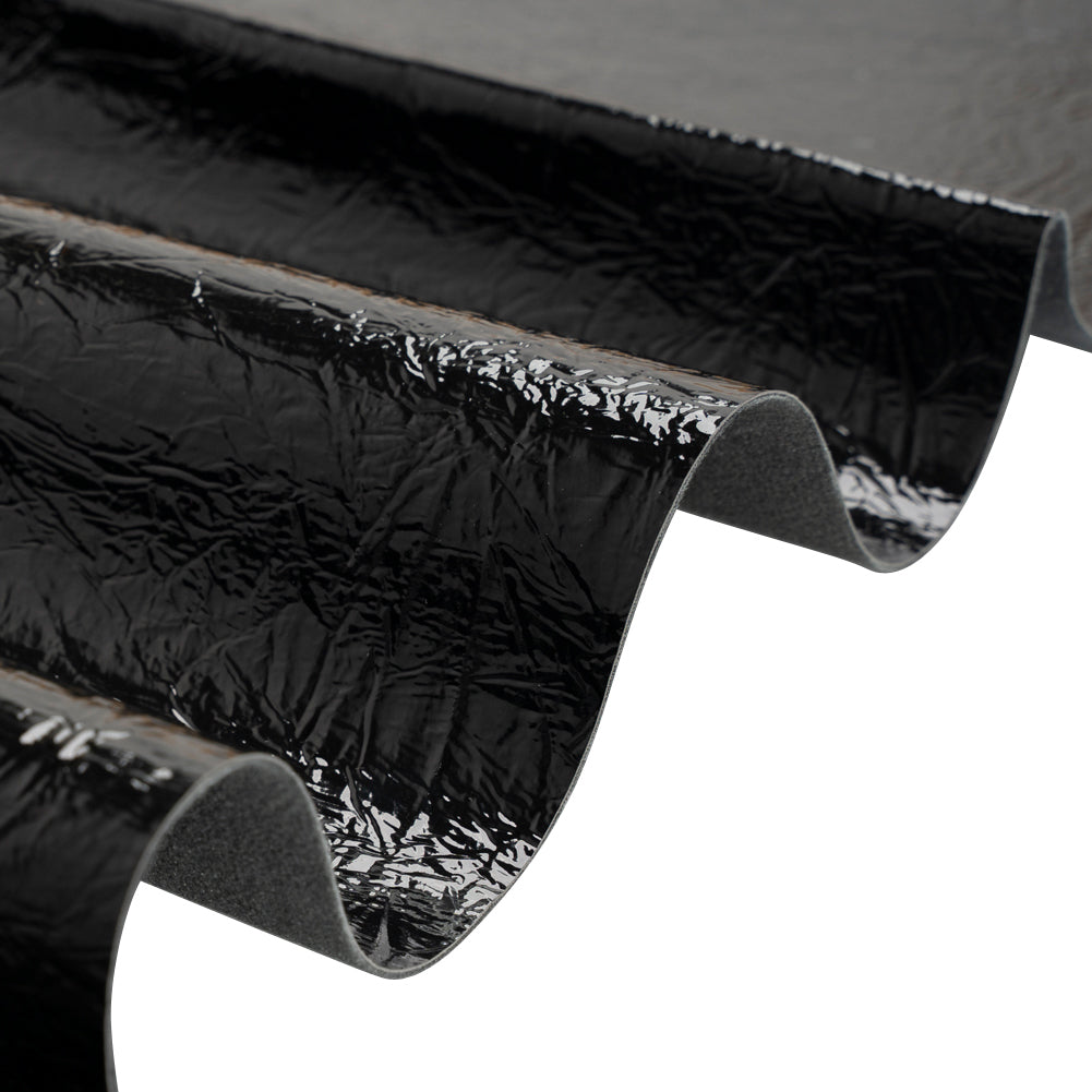 Ingot Black Crinkled Fabric-Backed Mirror Vinyl Ingot Black Crinkled Fabric-Backed Mirror Vinyl