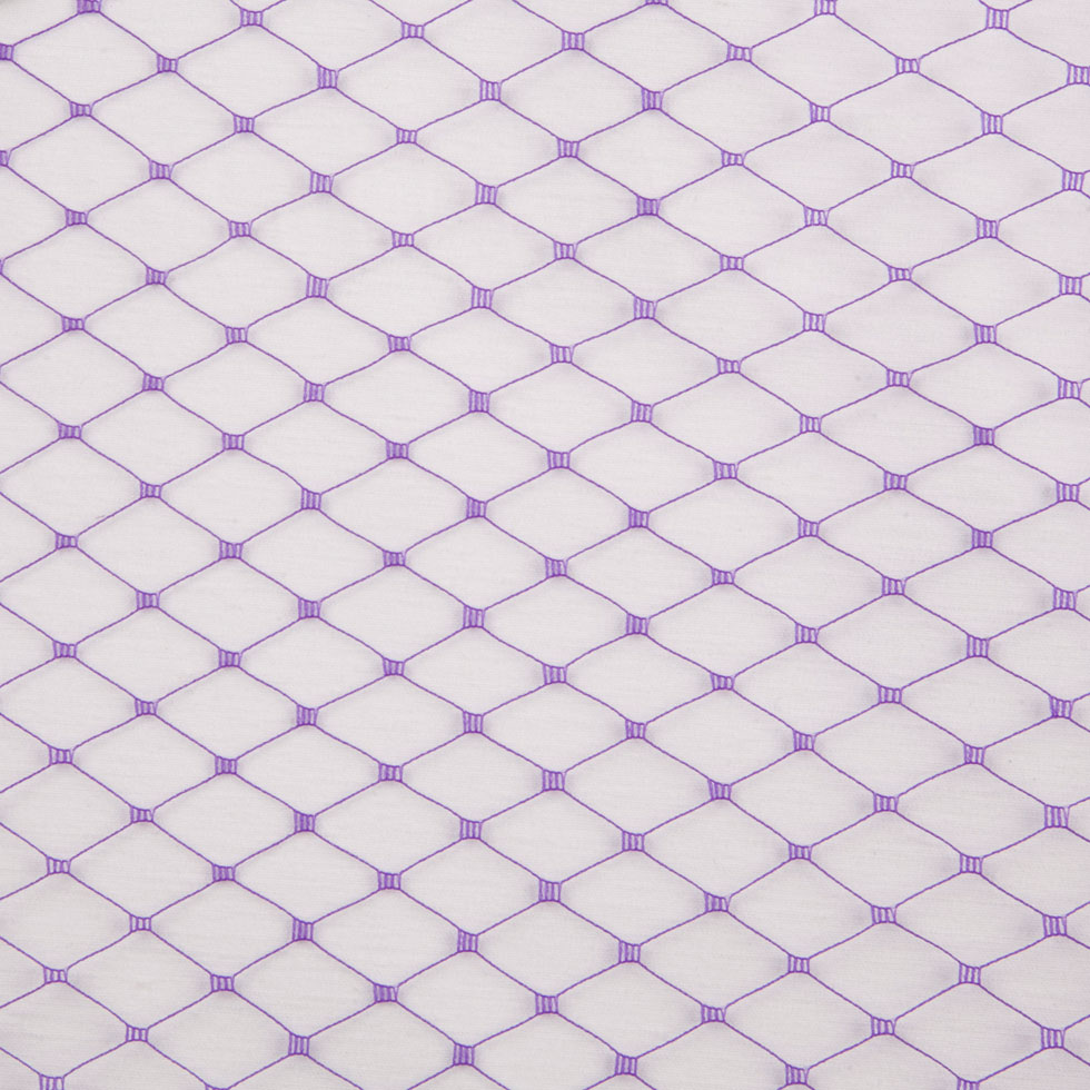9" Purple Russian Veil Lace 9" Purple Russian Veil Lace