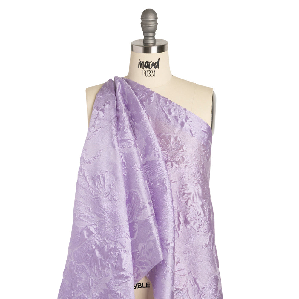Luminous Lavender Floral Lightweight Luxury Brocade Detail Luminous Lavender Floral Lightweight Luxury Brocade Detail